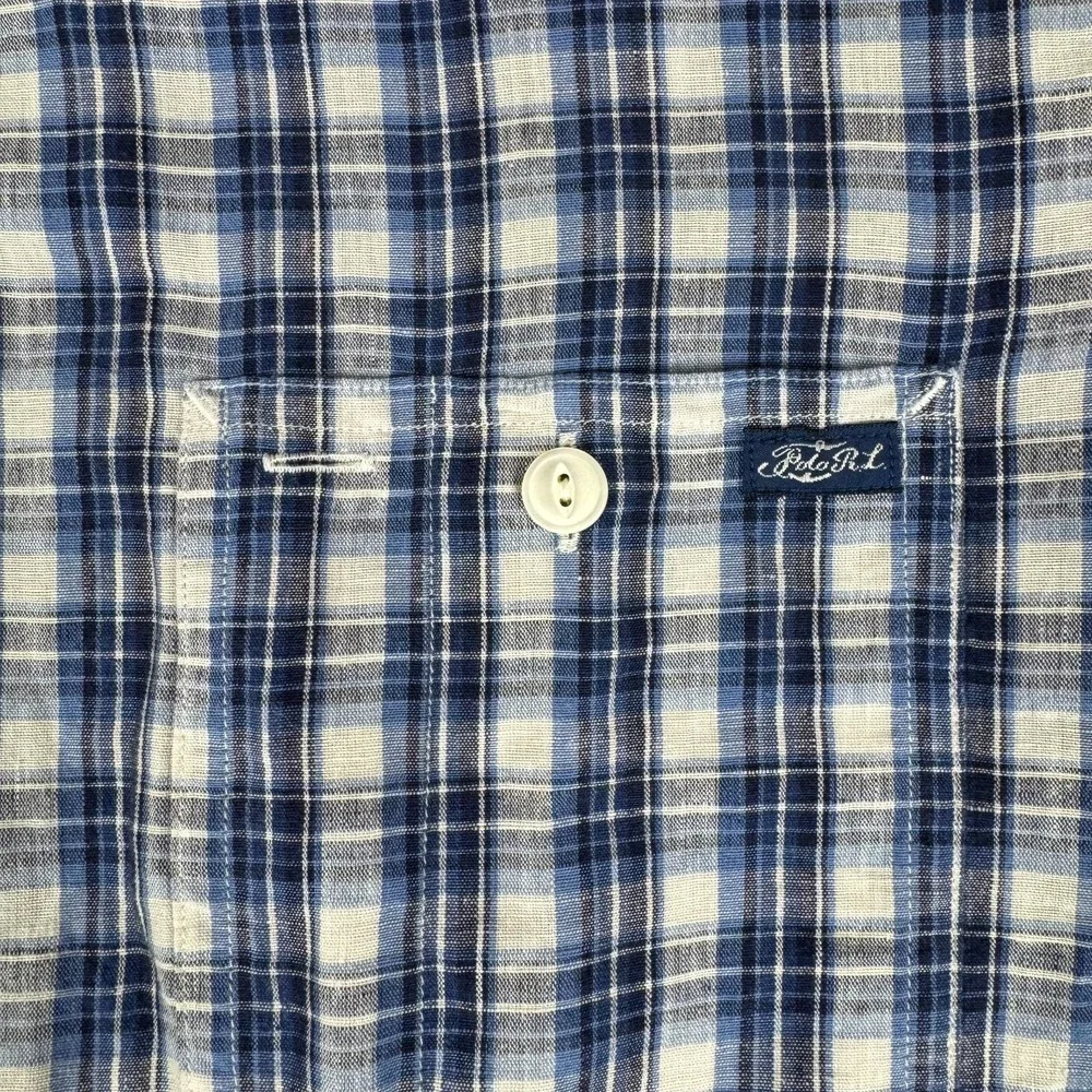 Polo Ralph Lauren Double Pocket Work Shirt Classic Linen Blend Lot‎ of 2 Mens XL